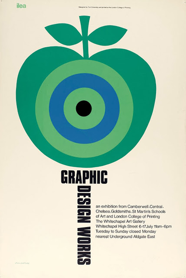 Tom Eckersley_Graphic Design Works poster_Whitechapel Art Gallery_LCC_I Like Local